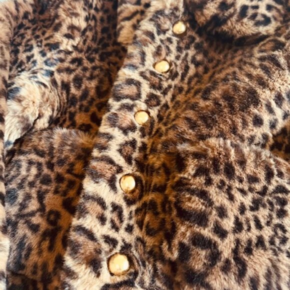 Anthropologie Faux-Fur Leopard Jacket - Picture 9 of 11